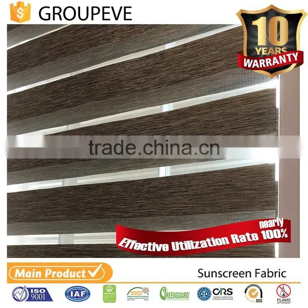 Valance Curtains Double Layer Roller Blind Cortinas Roller Zebra Fabric photo-2