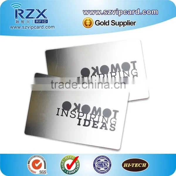 Cheap Metal Name/ Business Card With Cutting Letters photo-2