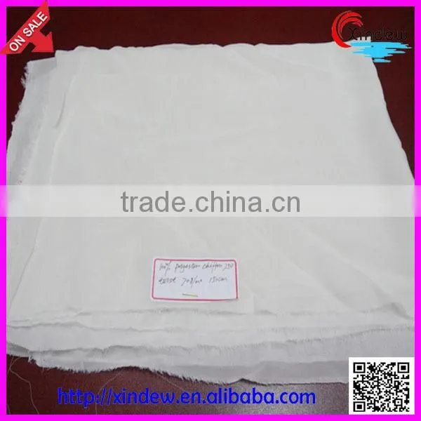 100% Polyester Chiffon Fabric 75D Twist 150cm