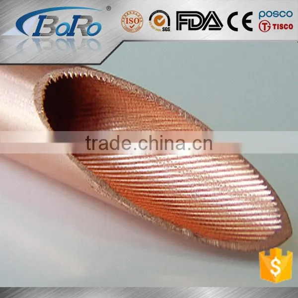 C12200 Inner Grooved Copper Tube/pipe for Air Conditioner Refrigeration photo-3