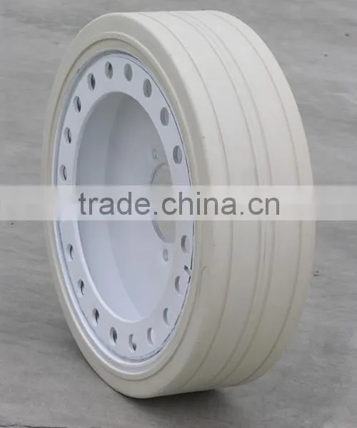 China Wholesale JIG Genie Boom Scissor Lift Tire 16x5x12 Solid Tires 406x125 photo-4