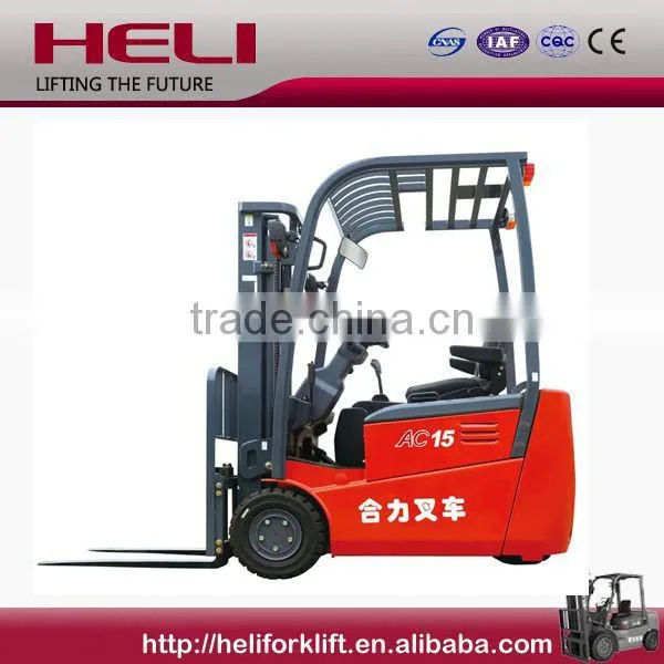 Heli Brand G Series Three Wheel 1.5 Ton Electric Forklift Price photo-2