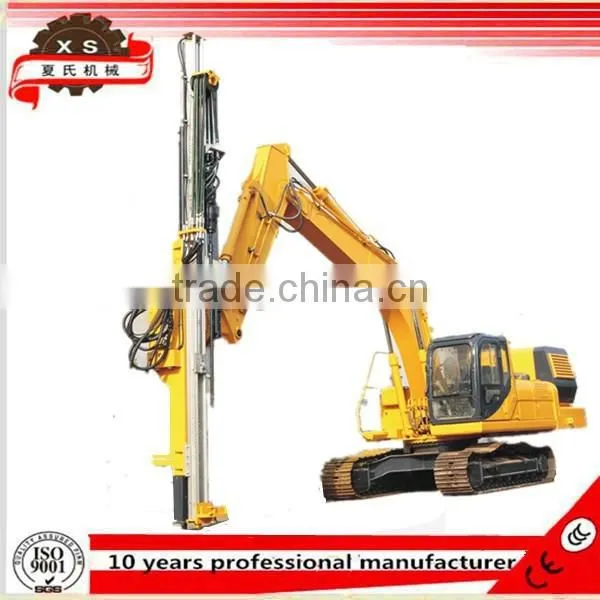 Full Hydraulic Rock Drill Mounted on Excavator AH140