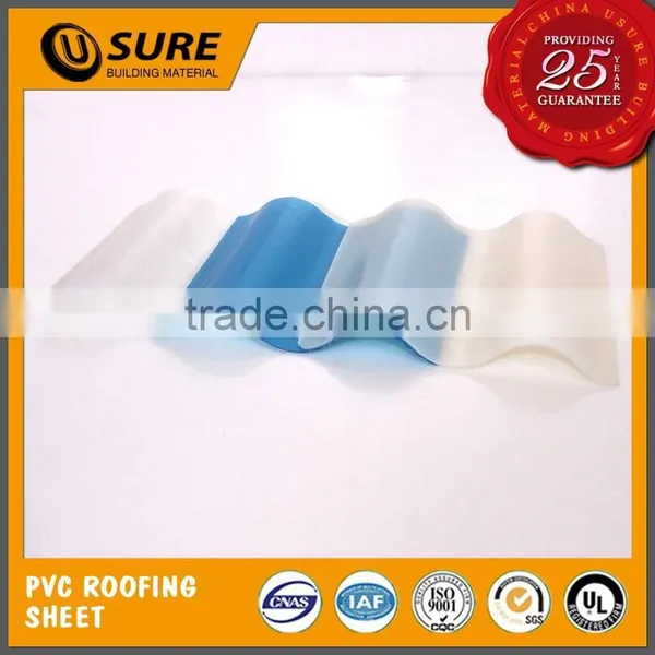 2.0mm Fast Installation Durable Excellent Weatherability Translucent PVC Roof Tile for Happy Farmhouse photo-3