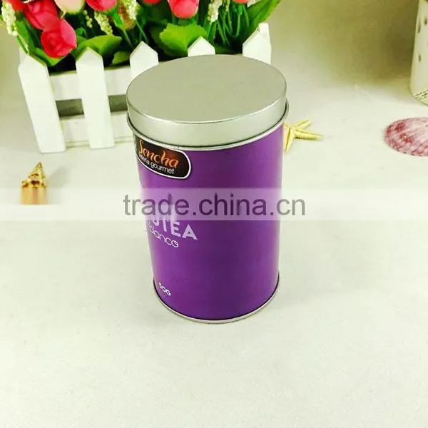 Personalized Color Cylindrical Metal Tin Pen Holder photo-2