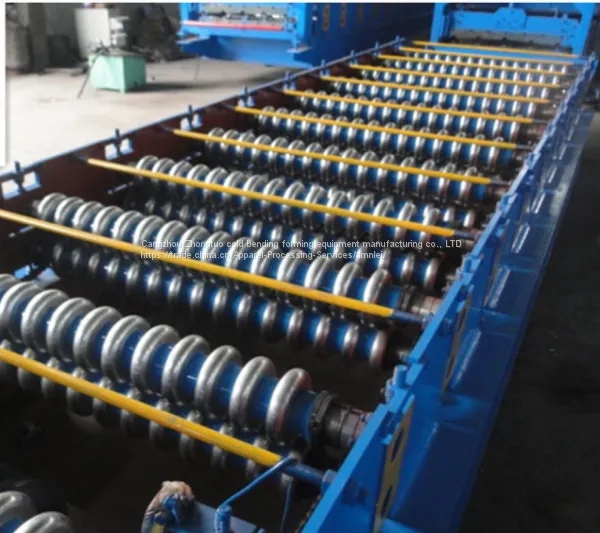 Steel Structure Corrugated Roof Panel Manufacturing Production Line photo-2