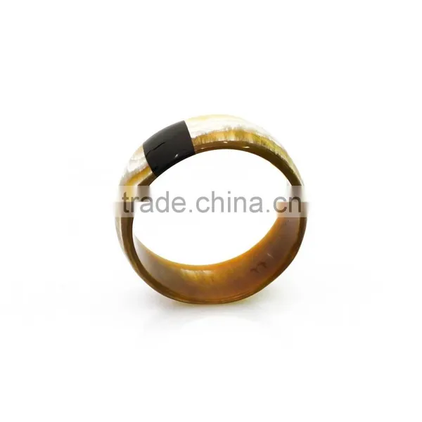Buffalo Horn Bracelet, Lacquered Fisnishing photo-2