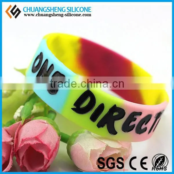 Wholesale Cheap Fully Silicone Embossing Logo Bracelet, Fashion Bangles, Popular Promotional Gift photo-6