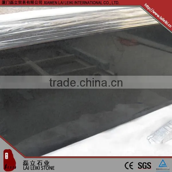 Rectangular shape Black polished Granite G684 vanity top