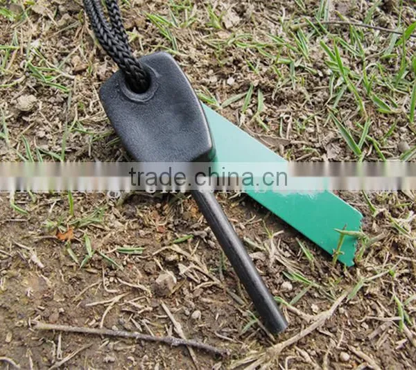 Outdoor Emergency Survival Fi Portable Magnesium Flint Stone photo-2