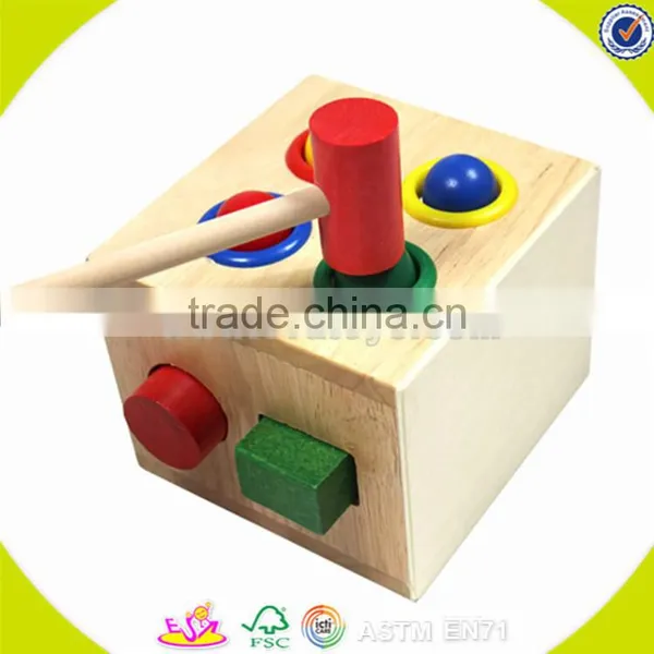 Wholesale New Fashion Knocking Toys for Kids Wooden Hammer and Pegs Toy W11G008 photo-6