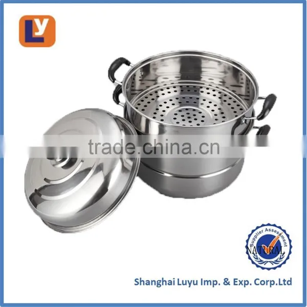 Stainless Steel Steamer Pot Food Steamer 2 Layer photo-2