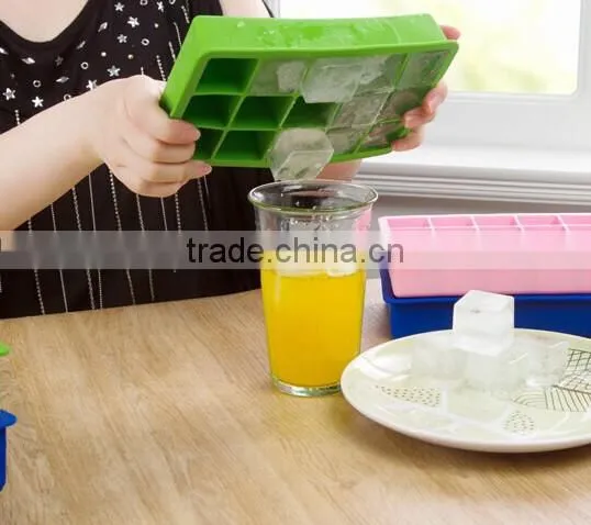 Summber Ice Cube Tools 6 Cavity Silicone Square Ice Cube Tray photo-3