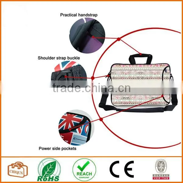 13-Inch Pink Water Ripples Bohemian Style Waterproof Neoprene Laptop Sleeve Case Bag photo-4