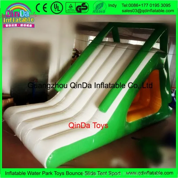 Water Play Equipment Triangle Water Slide With Air Pump,5m Long Inflatable Water Slide for Sale photo-3