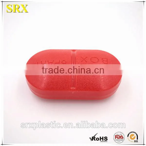 6 Slots Mini Drug Medical Pill Box Organizer Case, Mini Pill Container Custom, Custom Design Plastic Pill Box Manufacturer photo-2
