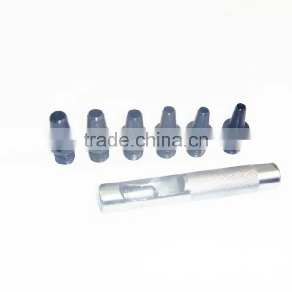 Yute 6pcs Replaceable Head Hollow Punch Tool Set photo-2