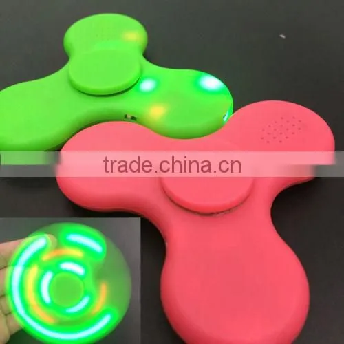 LED Light With Bluetooth Speaker Hand Fidget Spinner Gyro Desk Toys Anti-anxiety photo-6