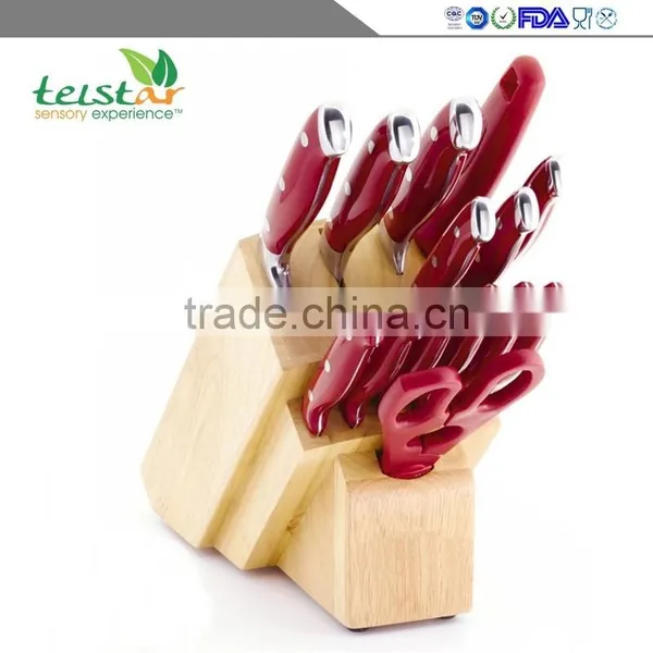 New 2016 Household Stainless Steel Double Steel Kitchen Knife Head 12 PCS
