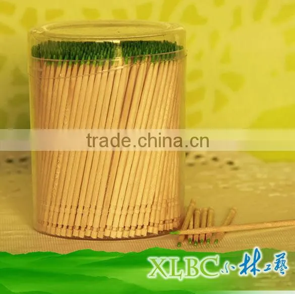 Nature Transparent Soft PP Jar Mint Bamboo Picks photo-2