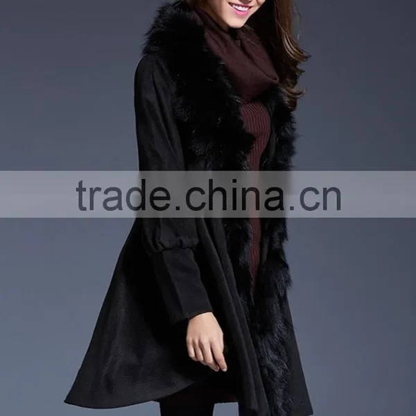 Hot Sell Trendy Lady Custom Made Sexy Fur Coat Made in China photo-3