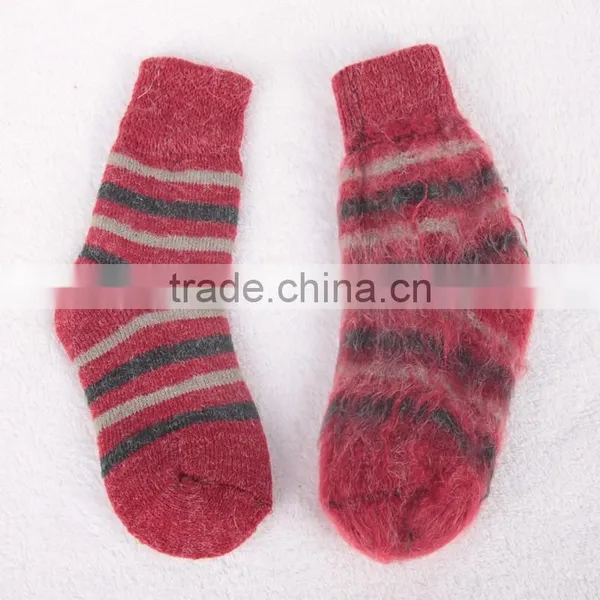 Angora Wool Bright Color China Sock photo-2