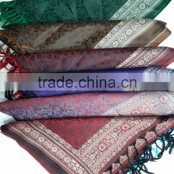 FACTORY STOCK CLEARANCE !!Silk Look Polyester Economy Stoles and Scarves photo-2