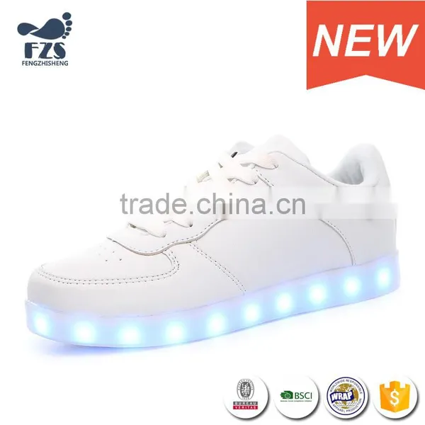 HFR-TS34102 2016china Wholesale Brand in Men Leather Led Shoes photo-2
