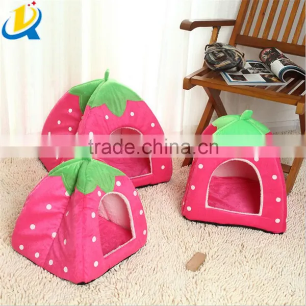 Wholesale Popular Strawberry Shaped Soft Pet Dog Bed photo-2