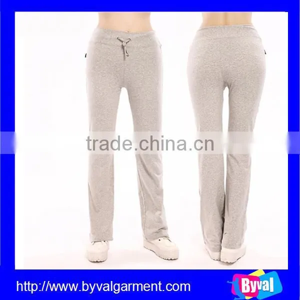 Girls Regular Fit Sports Long Pants Drawstring Waist Fitness Gym Pants photo-4