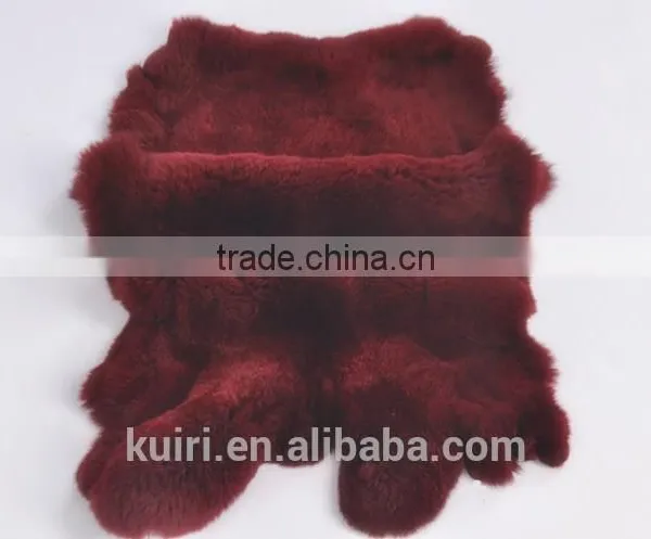 Dyed Colour Fur Manufacturers Selling Customized Dyeing Rex Rabbit Fur Skin photo-4