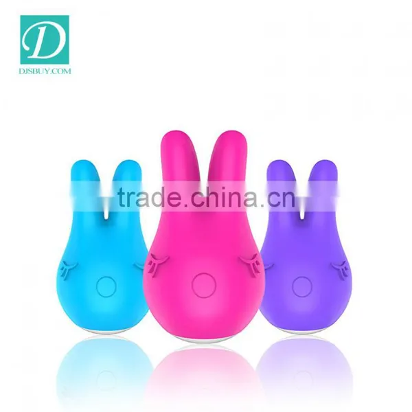 Soft Silicone Female Sex Toys Rabbit Shape Vibrating Massager photo-2