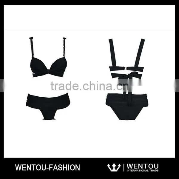 Wholesale Girls Sexy Scrunchy Cheeky Bikini photo-4