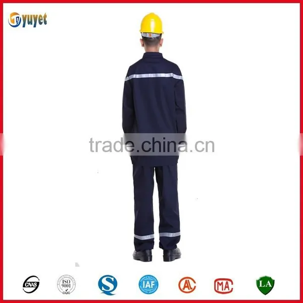 100 Cotton Durable Safety Protectional Flame Retardant Set Workwear photo-3