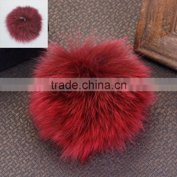 Wholesale New Fashion Trend Round Sable Fur Pom Pom Balls photo-6