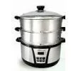 28-inch Food Steamer, Two-layer, 80-minute Automatic Timer, 10L Capacity and 1,500W Power