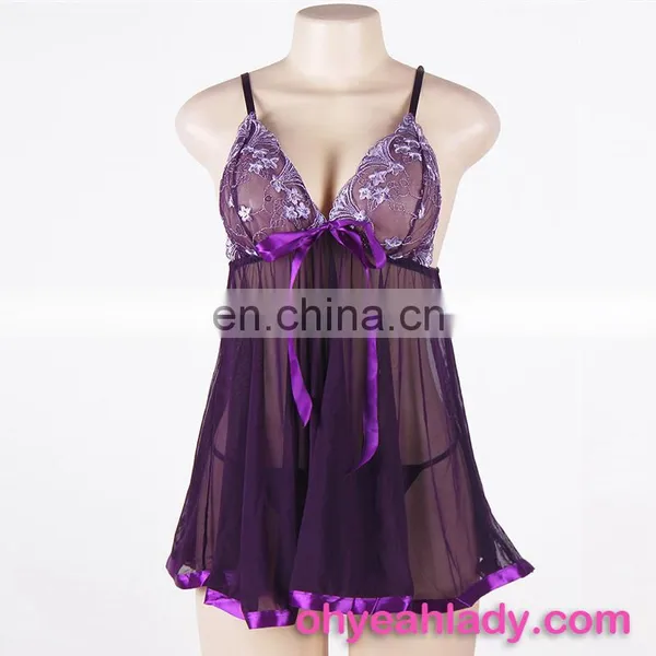 Factory Price Beautiful Sexy Nighty Dress for Women photo-4