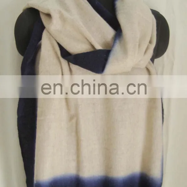 Gauze Pashmina Wool Shawl Stoles With Ombre Dye 2017 photo-3