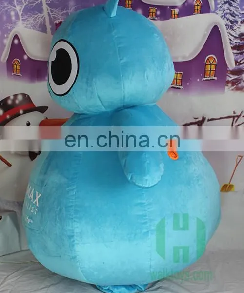 2017 Happy Island New Style Inflatable Bule Cat Mascot Costume Adult Mascot Cat Costume Funny Mascot Costumes photo-3