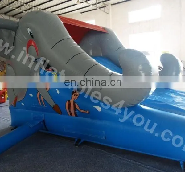 New Design Elephant Small Inflatable Slides for Kids photo-4