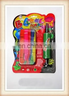 party rubber balloon toy with pump toy