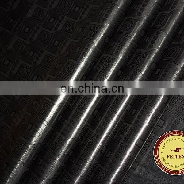 African Black Abaya Fabric For Women and Men Muslin Brocade Fabric in 2017 New Fashion Design photo-2