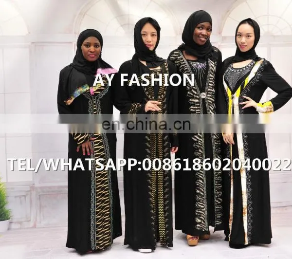 Arabic Front Middle Zipper Abaya Kaftan Designs photo-6