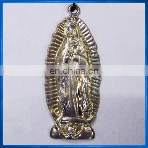 Our Lady Of Mexico Guadalupe Icon Rosary Medal
