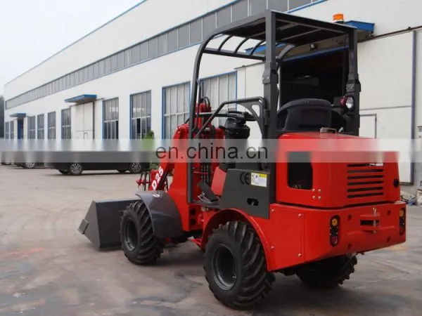 0.8 Ton Smini Construction Equipment Agriculture Steering Front Wheel Loader photo-3