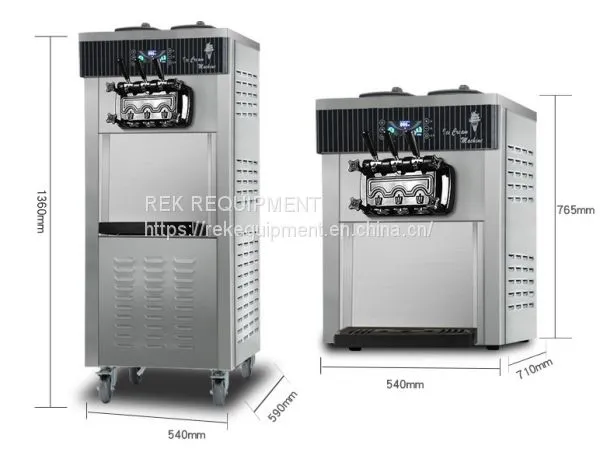Commercial Floor Style Frozen Yogurt Soft Ice Cream Machine Whatapp/wechat 008613824555378 photo-3
