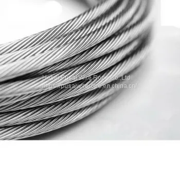 Hot Sales Steel Wire Rope Diameter 1.0mm~4.0mm Structure 1x7, 1x12, 1x19, 7x7S photo-2