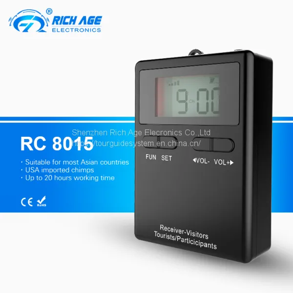 RC 8015 Hajj Wireless Tour Gudie System With Lanyard and Microphone & Earophone photo-5