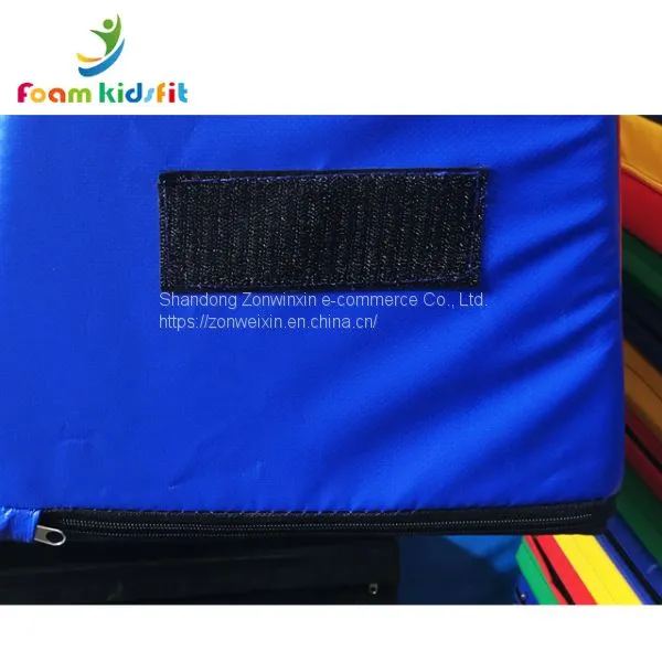 Kids Gymnastic Folding Suede Double Balance Beam Training Equipment for Gymnasts photo-5