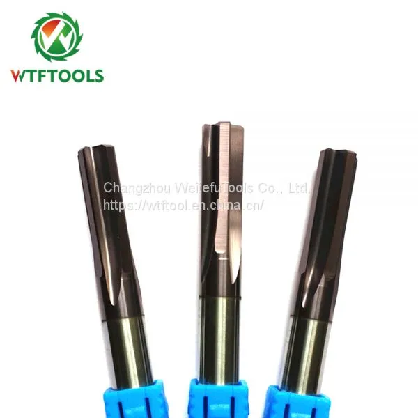 Straight Flutes High Precision 7mm Solid Carbide Reamers For CNC Hole Reamering Tools